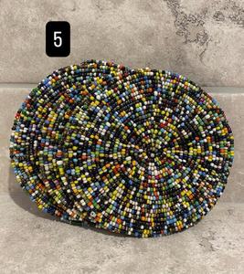 Handmade beaded maasai coasters, recycled beads, beautiful and vibrant coasters - Product Image 4