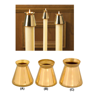 <b>Candle</b> Wind Protectors | Brass Church <b>Candle</b> <b>Flame</b> Guard - DOUBLE VEE EXPORTS - Product Image 3