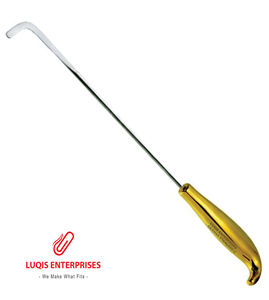 Disector de Senos Angulado Tebbetts con Eje Maleable, Espátula Angulada Tipo Palo de Hockey, Instrumento Quirúrgico para Cirugía Plástica - Product Image 1