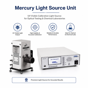 Unidad de Fuente de Luz UV de Mercurio de 420nm |   Lámpara de Calibración UV Visible |   Equipo de Laboratorio Químico y de Pruebas Ópticas |   Suministro OEM - Product Image 2