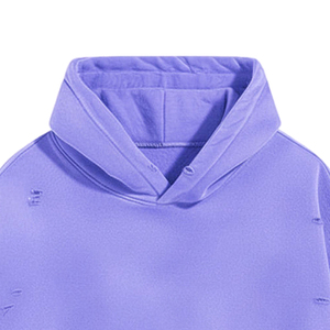 <b>Men</b>’s Distressed Hoodie Washed <b>Pullover</b> <b>Men</b>’s Classic Hoodie Distressed Design - Product Image 2