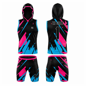 Nuevo Conjunto de Uniforme de Fútbol Americano Unisex Sublimado Personalizado, Transpirable, de Secado Rápido, con Capucha y Cintura Elástica - Product Image 1