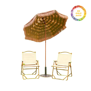 Tropical Style <b>Foldable</b> Thatch Grass <b>Umbrella</b> Cover Decor - Product Image 4