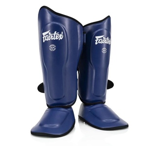 Protège-tibias en cuir pour MMA et Kickboxing, qualité supérieure, nouveau style Fairtex, sur mesure, protection des jambes, prix de gros RTS, OEM - Product Image 3