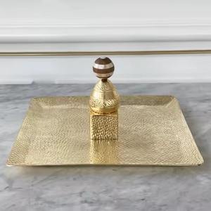 Plateau de présentation en métal pour chocolats, plateau de service en acier inoxydable pour chocolats et bonbons - Product Image 6