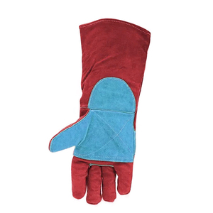 OEM Service Heat Resistant Fireproof Welding Work <b>Gloves</b> Heavy Duty Cowhide Leather With Kevlar Liner Welder Working <b>Gloves</b> - Product Image 6