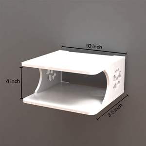 Étagère murale conçue exclusivement pour décodeur/routeur Wi-Fi/unité de divertissement TV (nombre d'étagères - 2) - Product Image 2