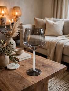 Verre à vin en verre transparent réutilisable, verre highball à pied moyen 280 ml pour vin rouge, idéal pour les fêtes et les cadeaux d'affaires - Product Image 2