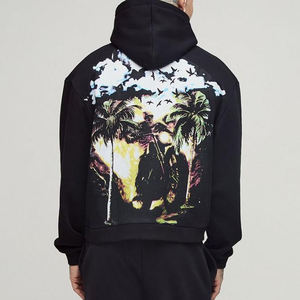 Vente directe d'usine, sweats à capuche DTG, nouvelle arrivée, vêtements d'extérieur, couleur unie, sweat à capuche DTG fabriqué au Pakistan - Product Image 4