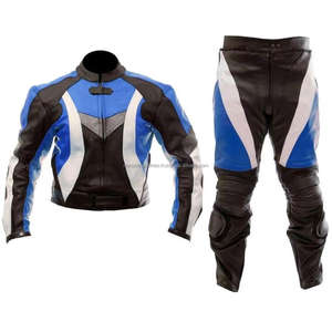 Combinaison de moto en cuir sur mesure, homologuée CE, protection intégrale, qualité course - Product Image 3
