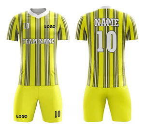 Uniformes de Fútbol Casuales para Adultos de Primera Calidad, Sublimados, Transpirables, de Secado Rápido, Manga Corta, Servicio OEM - Product Image 3