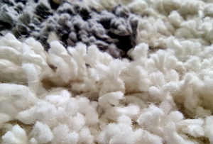 Alfombra Moderna de Alta Calidad, Jacquard Abstracto, Poliéster/Algodón, Tejida, Apta para Mascotas, Hecha a Mano, de Pared a Pared, Bordada, de Pelo Cortado - Product Image 4