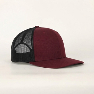 Casquettes de camionneur en maille BC-01 personnalisables avec logo, casquettes de sport unies à fermeture snapback, broderie personnalisée de haute qualité, 100 % coton - Product Image 2