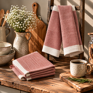 Tea <b>Towel</b> Organic Cotton Kitchen Linen Cotton Kitchen Tea <b>Towel</b> Personalized Soft Quality Tea <b>Towel</b> Exporter in India. - Product Image 1