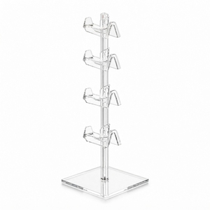 Modern Removable Acrylic Sunglass <b>Display</b> Rack Clear Counter-top Eye-wear Stand for Designer Glasses Optical Store Retail - Product Image 2