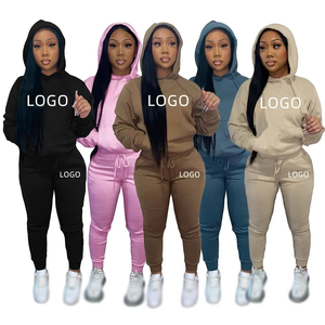 Conjunto Deportivo para Mujer 2026, Top Corto con Capucha, Pantalones con Cordón, Pantalones Deportivos y Sudadera con Capucha - Product Image 1