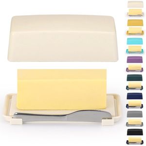 Kyraton - Plato para Mantequilla Multiusos de Acero Inoxidable con Tapa, Kit de Contenedor para Cuchillos de Encimera, Experiencia Premium con Mantequilla - Product Image 1