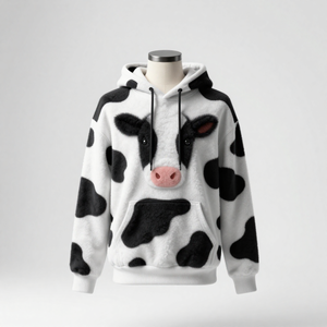 เสื้อฮู้ดดี้พิมพ์ลายพัฟ 500 GSM ผ้าฝ้ายฟลีซหนานุ่ม พร้อมบริการปรับแต่งแบบ OEM ODM - Product Image 5