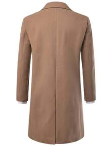 Manteau Trench Élégant en Mélange de Laine pour Homme – Veste d'Hiver Chaude et Longue pour l'Automne – Style Urbain Décontracté et Habillé – Vente en Gros - Product Image 6