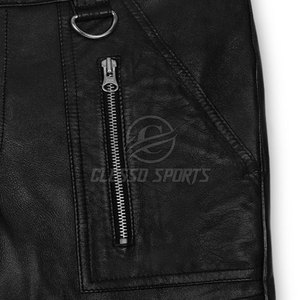Men's Real Cowhide Oem Service Leather Pant Custom Design Printed Genuine Leather Pant For Men - Product Image 6