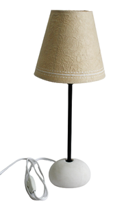 High Quality Handmade Lamp 100% Organic Lokta Fiber Recycled Paper Personalized Artisan Design Cone-Shaped Cane Shade-For - Product Image 1