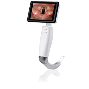 Videolaringoscopio portátil Hugemed VL3 con hojas curvas reutilizables para anestesiología - Product Image 1