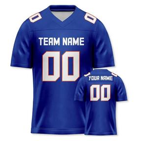 Jersey de práctica de fútbol americano para hombre transpirable de malla de poliéster 100% hecho a medida al por mayor con su propio logotipo - Product Image 1