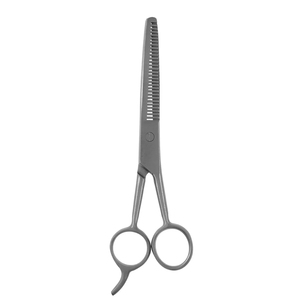 Tijeras de Peluquería y Adelgazamiento de Cabello, Tijeras de Corte y Recorte de Acero Inoxidable, Hoja Recta para Diestros, Tijeras de Adelgazamiento de Cabello - Product Image 4