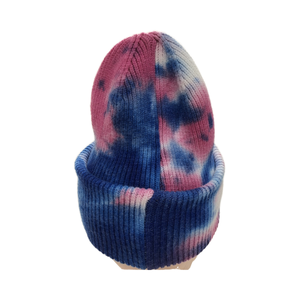 Nouveau design de bonnets personnalisés en grande quantité avec étiquette tissée, effet tie-dye dégradé, impression numérique et motif d'image pour employés - Product Image 4