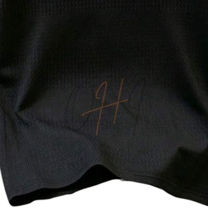 Camiseta de Manga Corta para Hombre, con Bloques de Color, Ribete en Contraste, Tejido de Algodón, Corte Holgado Informal, Diseño con Logotipo Frontal, Transpirable - Product Image 6