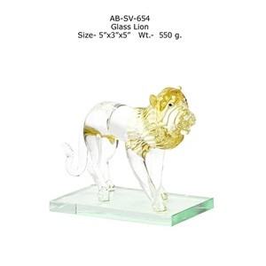 Venta al por mayor directa de fábrica: Escultura de búho de cristal de Murano soplado a mano, colorido, artesanal, regalo de animal para el Año Nuevo Chino, Rajastán - Product Image 3