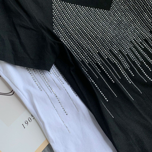 เสื้อยืดแขนสั้นพิมพ์ลายสำหรับผู้หญิง ระบายอากาศได้ดี เป็นมิตรกับสิ่งแวดล้อม ผ้าฝ้าย 100% ใส่สบายในฤดูร้อน เนื้อผ้านุ่ม - Product Image 6