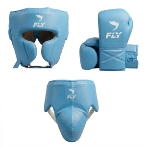 Custom Made Top Quality Best Selling Genuine Cowhide Leather Fly Boxing Set Brand New Latest Design Fly Boxing Sparring Set - Product Image 3