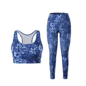 Nuevo Conjunto de Yoga de Dos Piezas Ecológico, de Secado Rápido, Transpirable, Tallas Grandes, Alta Elasticidad, Leggings Ajustados con Cintura Elástica - Product Image 5