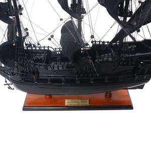 Barco Pirata de Perlas Negras Hecho a Mano, Modelo Pequeño Captain Line para Decoración de Hotel, Oficina, Hogar y Regalo - Contacto para Venta al por Mayor - Product Image 5
