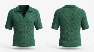 Camiseta Polo de Punto Elegante y Cómoda a Precio Económico al por Mayor, Personalizable, de Manga Corta, con Cuello en V, para Uso Casual o Formal - Product Image 4