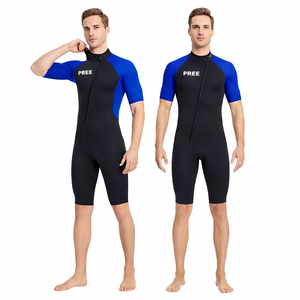 Combinaison de plongée en néoprène respirant 2,0 mm pour sports nautiques, sans manches, une pièce, pour la plongée, le surf, la natation, la plongée avec tuba, extensible, ajustée au corps - Product Image 4