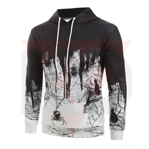 Sudaderas con Capucha y Logotipo Frontal Personalizado, Impresión por Transferencia, 100% Algodón, Conjuntos de Invierno, Talla Grande, Térmicas, Transpirables, Diseño Nuevo para Hombre - Product Image 4