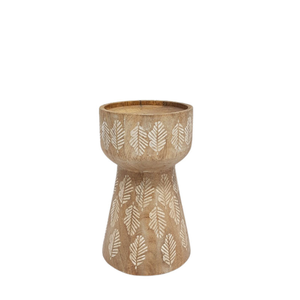 Portavelas de hierro y madera de color natural, decorativo, para bodas y decoración, Día de San Valentín, por MULTI CRAFT - Product Image 2