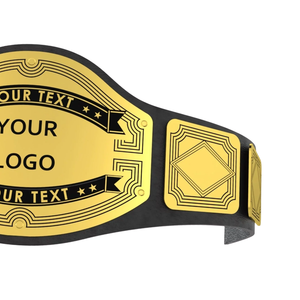 Ceinture de championnat personnalisable avec votre logo et texte, trophée sportif de haute qualité, récompense personnalisée - Product Image 4