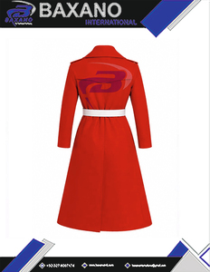 Delta |   Sigma |   Abrigo de Lana de Alta Calidad para Mujer, Estilo Trench Coat, de la Hermandad Theta, Abrigo Largo con Cinturón de la Hermandad DST - Product Image 5