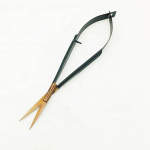 Tijeras de microdiseción oftálmicas curvas con resorte de 14.5CM, de acero inoxidable, juego de instrumentos manuales, precio mayorista profesional M - Product Image 2