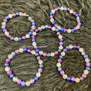 Wholesale Price Natural Healing Crystal <b>Bracelet</b> With Amethyst Sodalite Clear Quartz For Students <b>Memory</b> And Positive Energy - Product Image 6