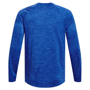 Camiseta de Manga Larga para Hombre, 100% Algodón de Alta Calidad, Transpirable, Cuello Redondo, Tejido Liso, con Diseño de Letras - Product Image 2