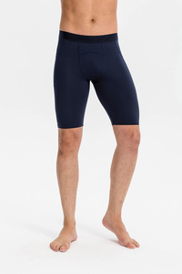 Shorts de compression de haute qualité, à motif uni, taille élastique, style décontracté, en polyester, séchage rapide, respirant, vente en gros, nouvelle arrivée - Product Image 5