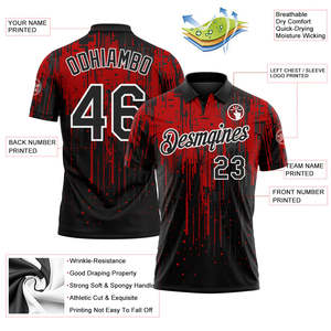<b>Elite</b> Performance Polo Shirt Custom Graphic Sports Team Apparel OEM ODM Wholesale Factory Supplier - Product Image 3