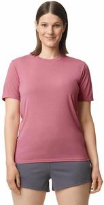 T-shirt de performance pour homme 100 % coton, anti-humidité, séchage rapide, respirant, écologique, avec logo frontal - Product Image 5