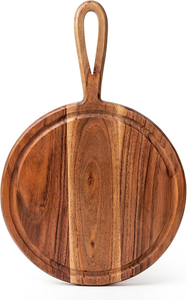 Planche à découper en bois faite à la main pour la viande, les légumes, le pain, le fromage, les fruits et la préparation des aliments - Product Image 6