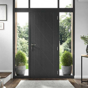 Puertas Interiores de Madera Maciza MDF de Densidad Media, Fabricación Directa de Fábrica OEM ODM, Bisagras, Marco, Impermeables, Imprimación Blanca, para Escuelas y Villas - Product Image 4