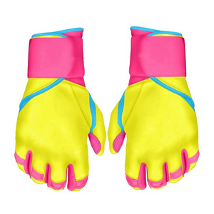 Vente flash - Gants de frappe de baseball en cuir personnalisés pour jeunes - Gants de frappe de baseball bon marché pour l'entraînement sportif - Product Image 4